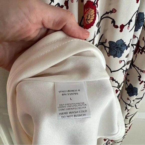 The Moon high neck collared sleeveless full length maxi dress women’s size large - Picture 7 of 12